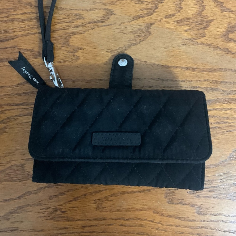 Black Vera Bradley Wristlet